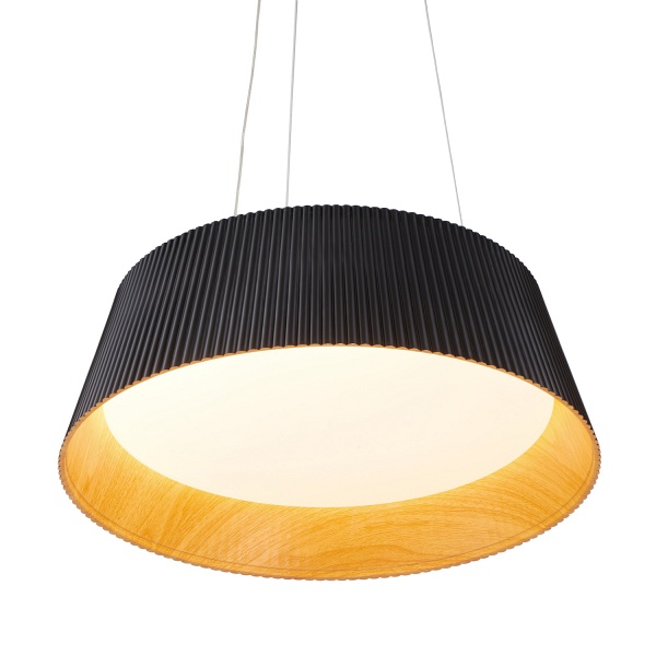 Lampa wisząca FRILL LED czarna 45 cm Step Into Design