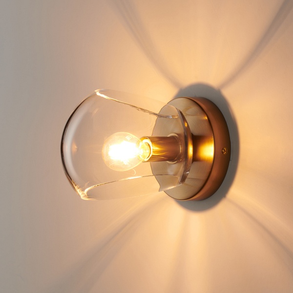 Lampa ścienna COSMIC złota 15 cm Step Into Design