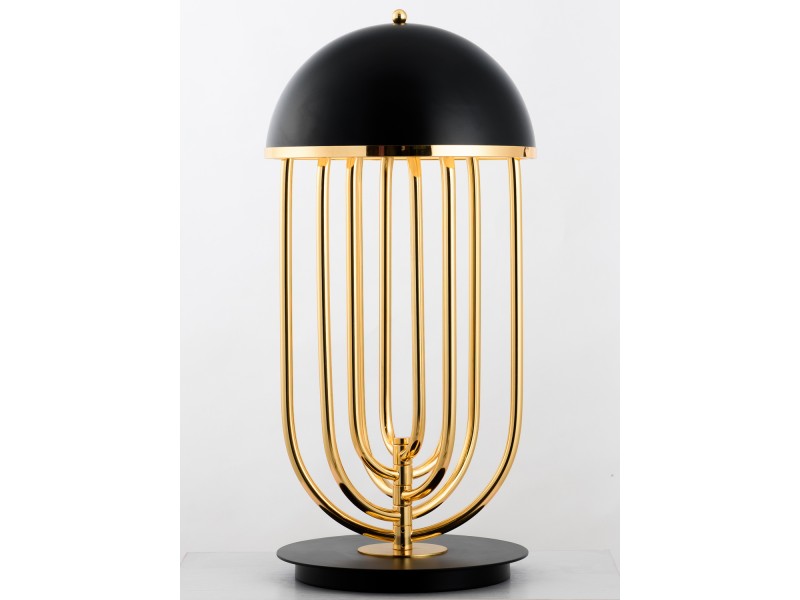 Lampa stołowa DOLCE VITA czarno złota 60 cm Step Into Design