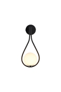 Lampa ścienna DROP 45 cm czarna - Step Into Design