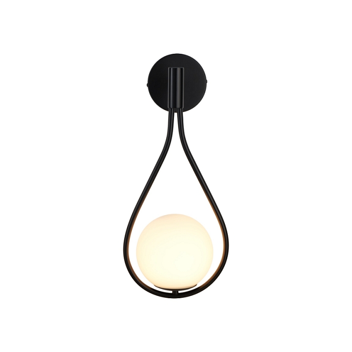 Lampa ścienna DROP 45 cm czarna - Step Into Design