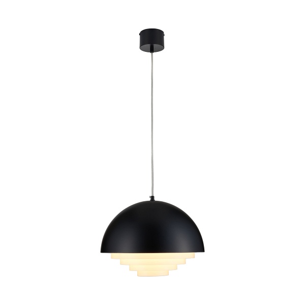 Lampa wisząca DIVERSO 35 cm - czarna matowa Step Into Design