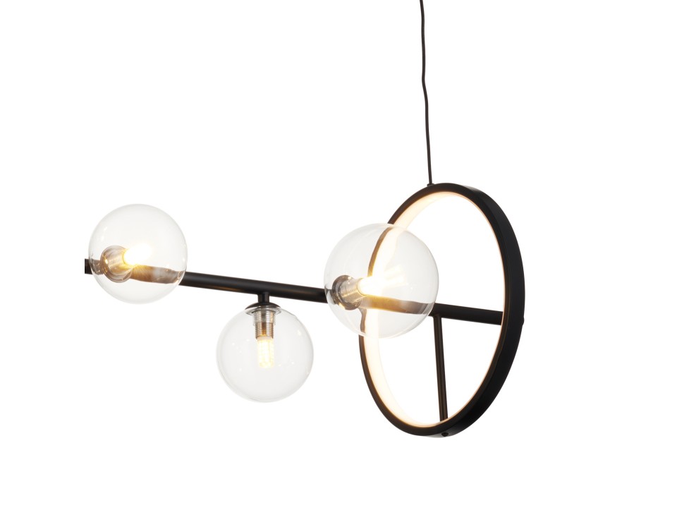 Lampa wisząca ORION LONG-90 czarna 90 cm Step Into Design