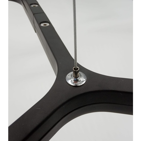 Lampa wisząca CANDLES-10 czarna 165 cm Step Into Design