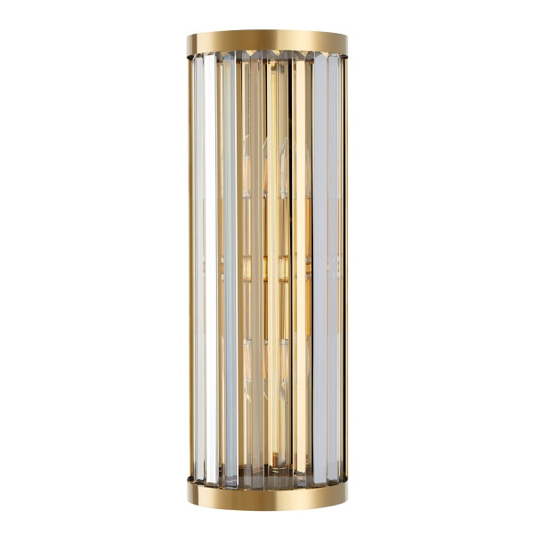 Lampa ścienna EXELLENT kryształowa złota 45 cm Step Into Design