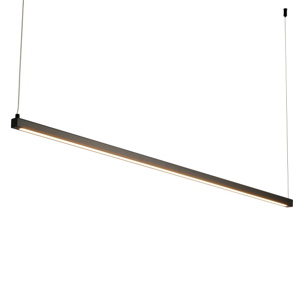Lampa wisząca BEAM-120 LED - czarna oprawa liniowa Step Into Design