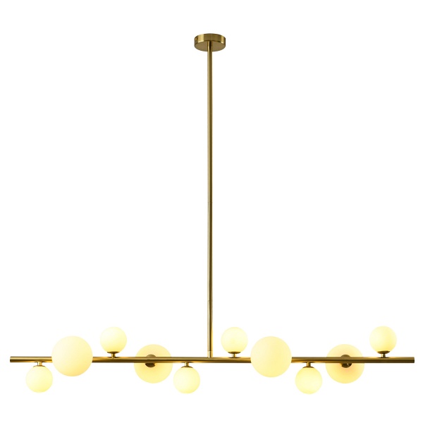 Lampa wisząca MILKY DROP złota 120 cm Step Into Design