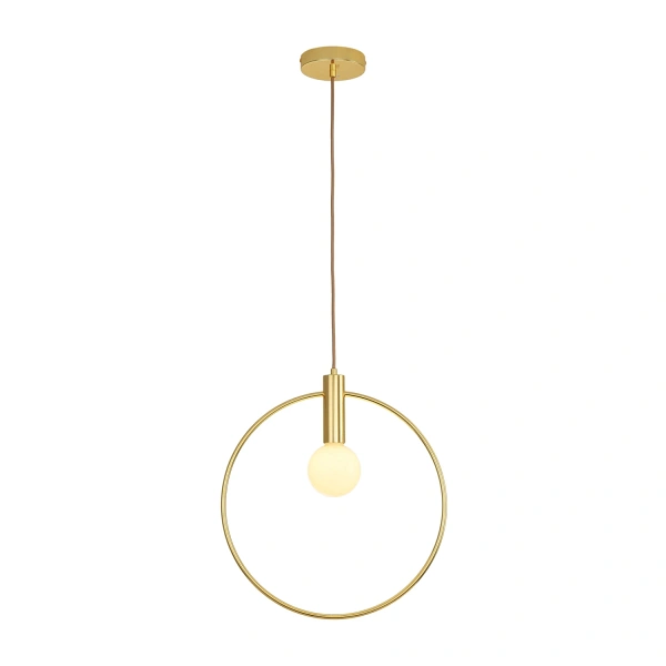 Lampa wisząca BELLA 25- 25 cm, złoty ring Step Into Design