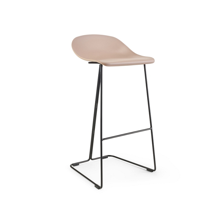 Hoker CARO BAR stołek barowy beżowy 75 cm - Step Into Design