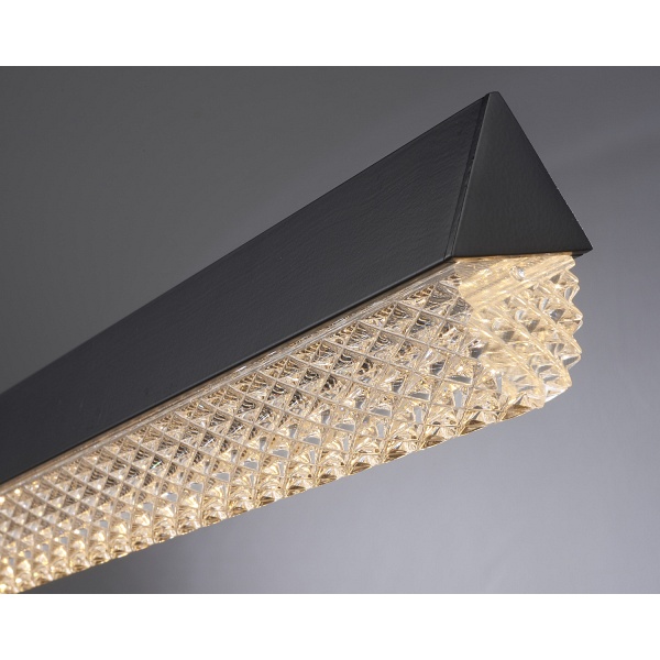 Lampa wisząca LED ANABELLA czarna 120 cm - nowoczesna do salonu, jadalni i biura Step Into Design