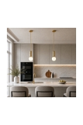 Lampa wisząca UNO złota połysk 20 cm - Step Into Design