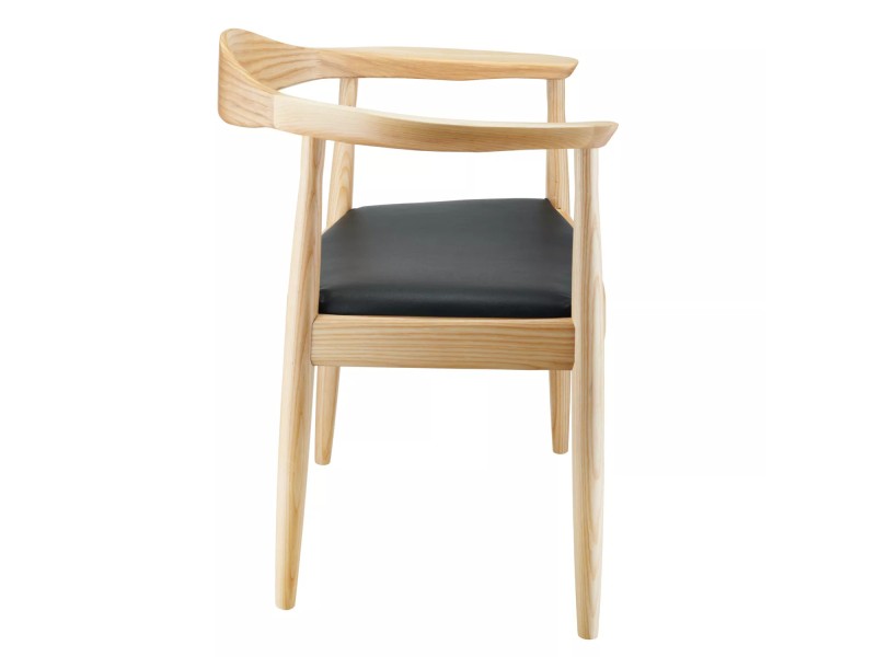 Krzesło KING jesionowe z podłokietnikami naturalne Step Into Design