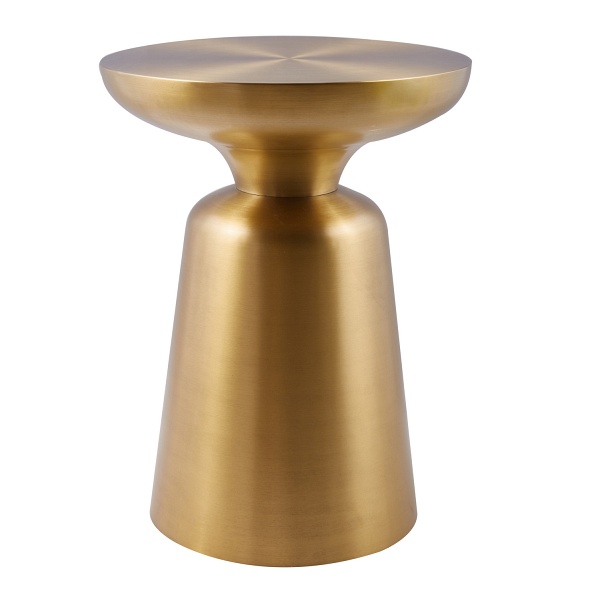 Stolik kawowy TOTEM złoty mosiądz 60 cm Step Into Design