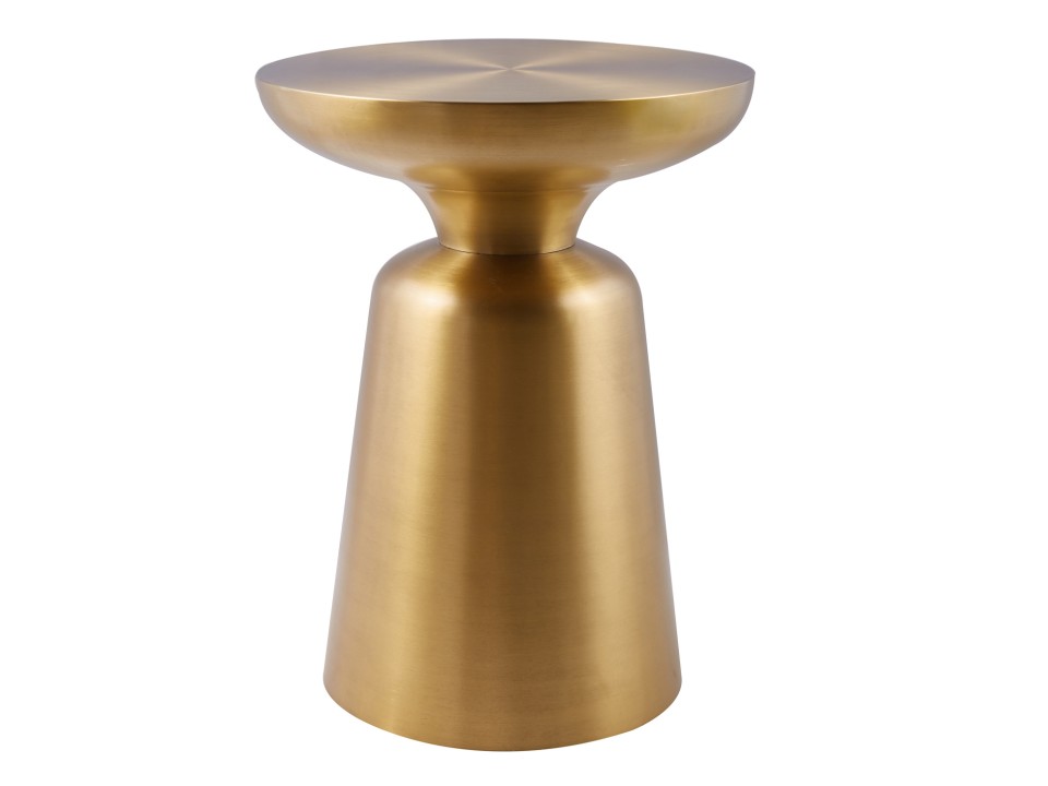 Stolik kawowy TOTEM złoty mosiądz 60 cm Step Into Design