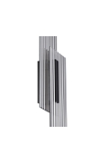 Lampa ścienna NOIR LED, kinkiet czarny ryflowany dwustronny - Step Into Design