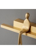 Lampa ścienna AMICI złota 31 cm Step Into Design