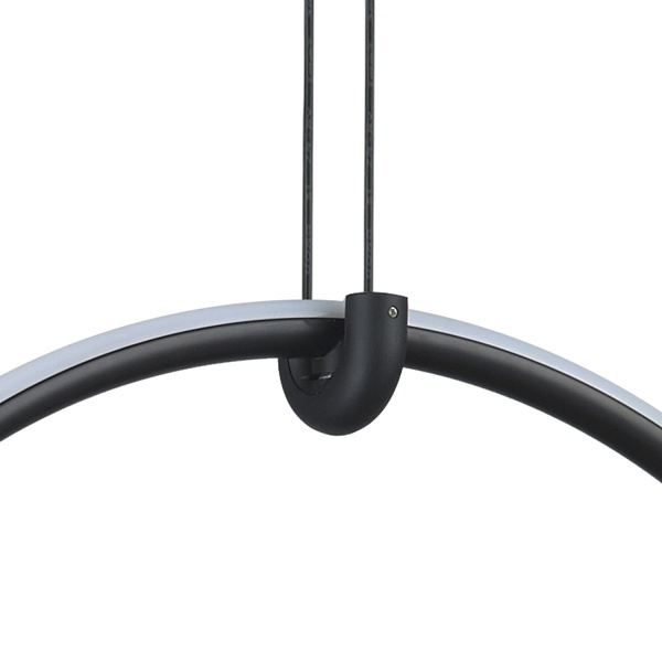 Lampa wisząca COCO 1 LED czarna 40 cm Step Into Design