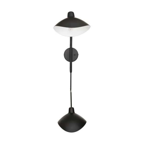 Lampa ścienna CRANE-2W S czarna 110 cm Step Into Design