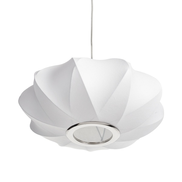 Lampa wisząca SILK X-shape biała 40 cm Step Into Design