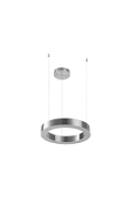 Lampa wisząca CIRCLE 40 cm LED, ring nikiel szczotkowany - Step Into Design