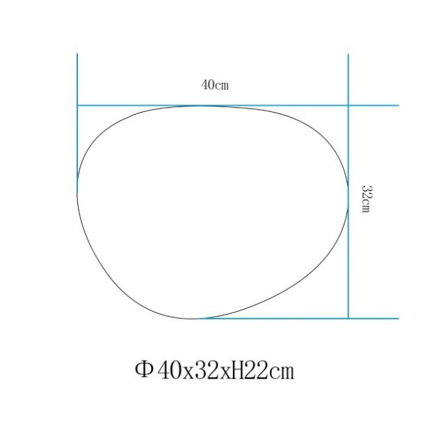 Lampa ogrodowa kamień PEBBLE L LED RGBW 16 kolorów 40 cm Step Into Design