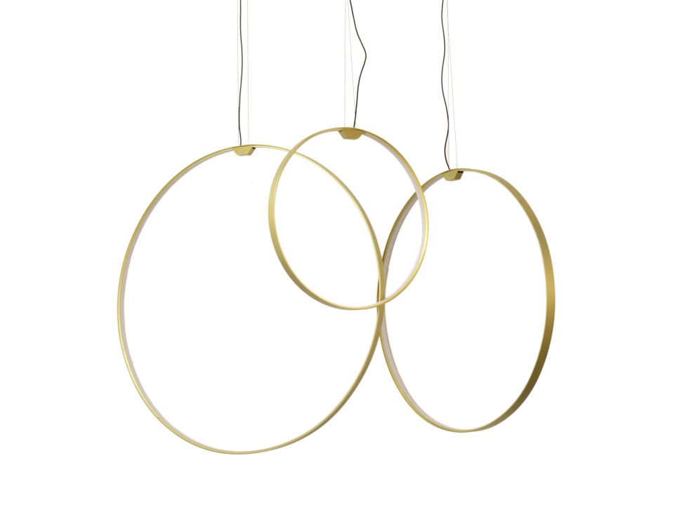 Lampa wisząca ACIRCULO led złota 74 cm Step Into Design