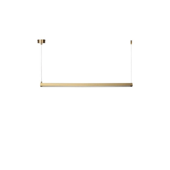 Lampa wisząca BEAM-80 LED - złota oprawa liniowa 4000K - Step Into Design