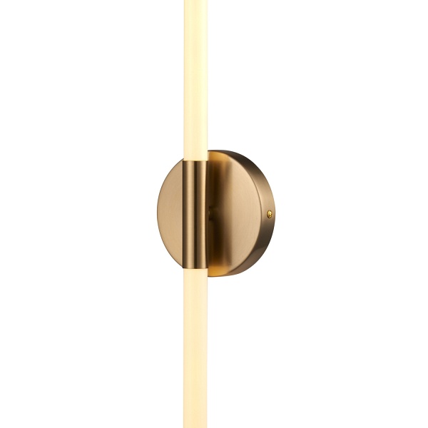 Lampa ścienna LED FELIX biało-złota 100 cm - nowoczesny kinkiet Step Into Design