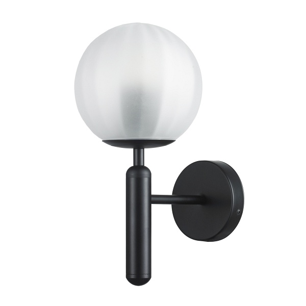 Lampa ścienna PALLA czarna 15 cm Step Into Design