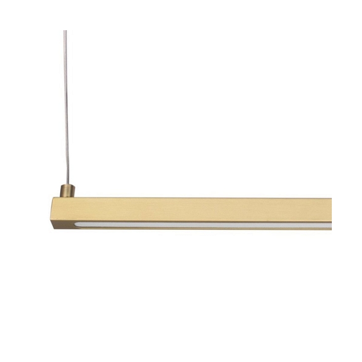 Lampa wisząca BEAM-80 LED - złota oprawa liniowa 4000K - Step Into Design