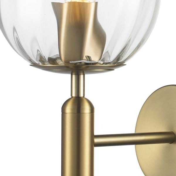 Lampa ścienna PALLA złota 15 cm Step Into Design