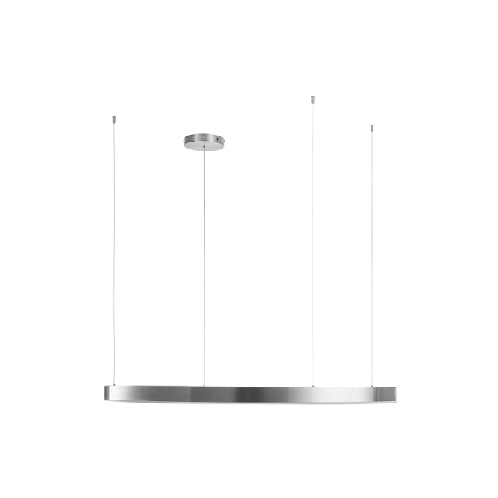 Lampa wisząca CIRCLE 120 LED nikiel szczotkowany 120 cm - Step Into Design
