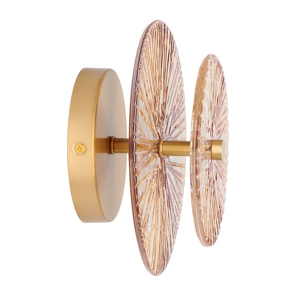 Lampa ścienna LUXIO LED bursztynowa 20 cm Step Into Design