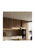 Lampa wisząca O-LINE 63 - LED, 63 cm, złoty połysk - Step Into Design