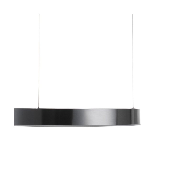 Lampa wisząca CIRCLE 60 cm - LED, ring tytanowy - Step Into Design