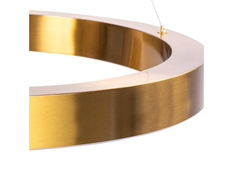 Lampa wisząca CIRCLE 60+60 LED mosiądz na 1 podsufitce Step Into Design