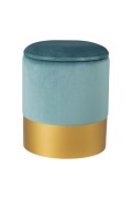 Pufa welurowa VELVET miętowa L Step Into Design