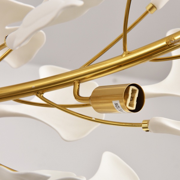 Lampa wisząca BOTANIKA złoto biała 100 cm Step Into Design