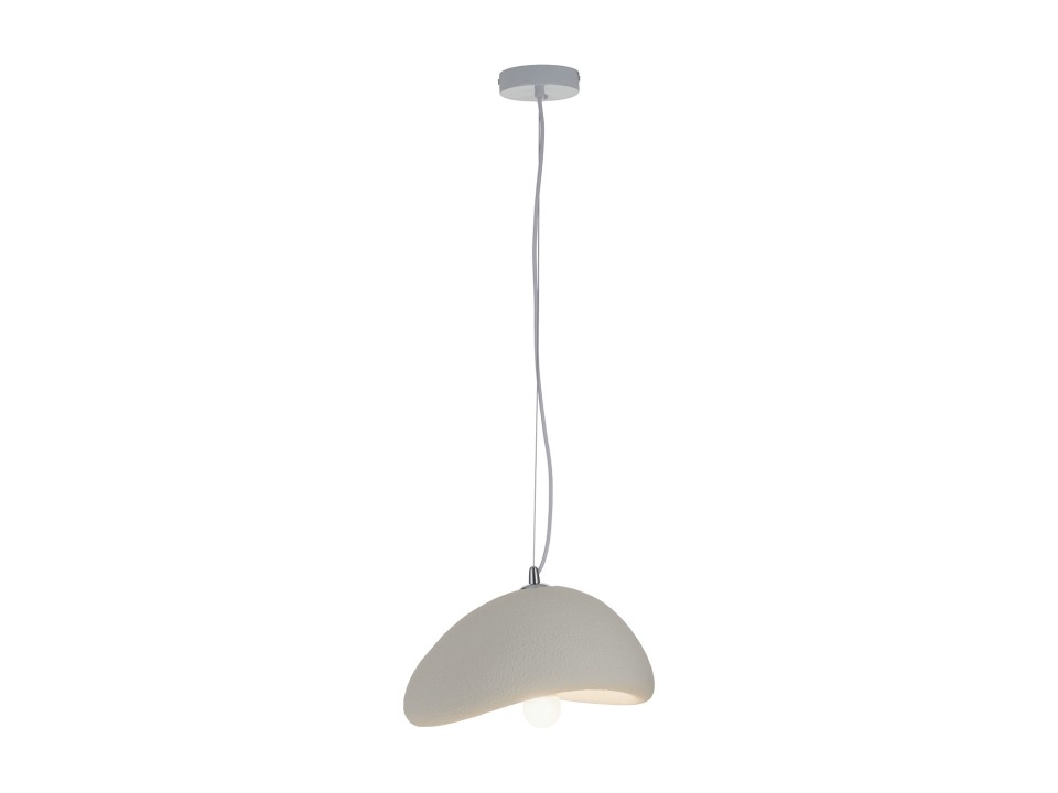 Lampa wisząca STONE biała 30 cm Step Into Design