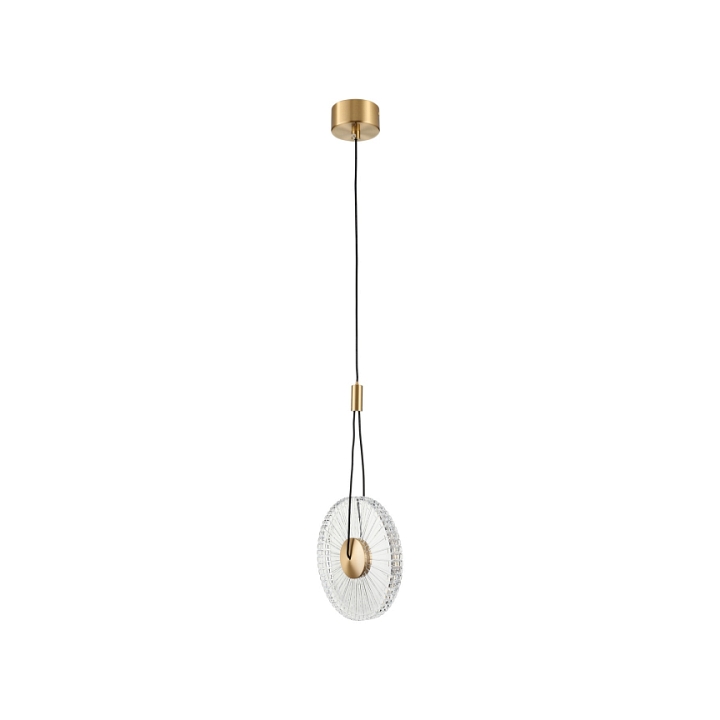 Lampa wisząca SUNBLAST - LED 20 cm, złota - Step Into Design