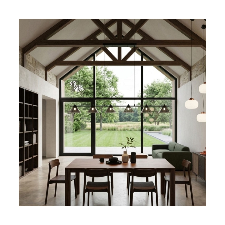 Lampa wisząca BLAKE 140 cm -czarna - Step Into Design