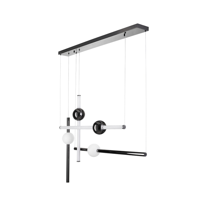 Lampa wisząca O-LINE L-4 LED czarna 110 cm - Step Into Design
