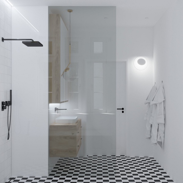 Lampa ścienna PILLS biała 30 cm Step Into Design