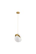 Lampa wisząca ORBITA biało złota 20 cm Step Into Design