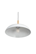 Lampa wisząca SAUCER 45 cm - biała minimalistyczna oprawa do wnętrz nowoczesnych - Step Into Design