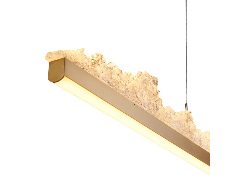 Lampa wisząca MONTANA LONG LED złota 125 cm Step Into Design