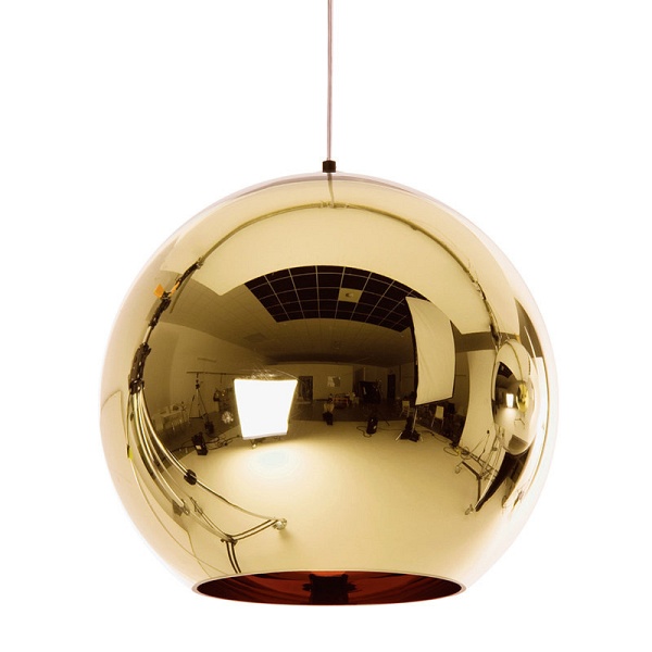 Lampa wisząca MIRROR GLOW - L złota 40 cm Step Into Design