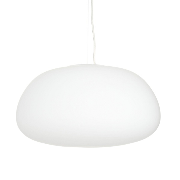 Lampa wisząca LUCIDUM FLAT biała 40 cm Step Into Design