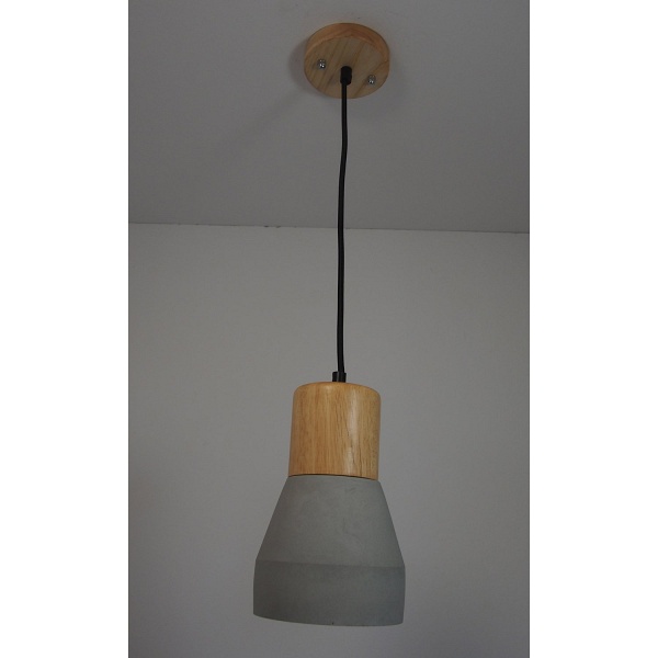 Lampa wisząca CONCRETE szary beton 12 cm Step Into Design