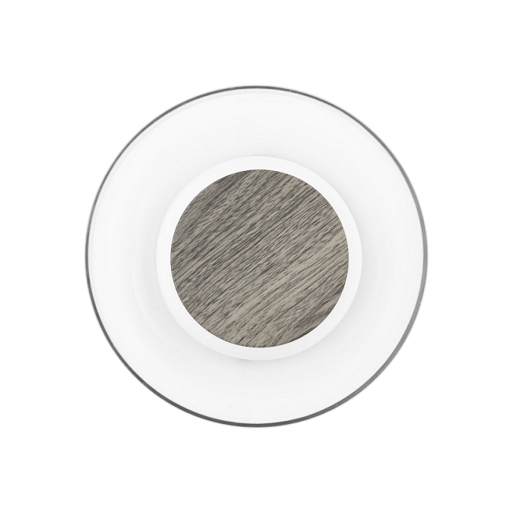 Lampa ścienna DONUT 18 – LED, szkło transparentne, brąz orzechowy - Step Into Design